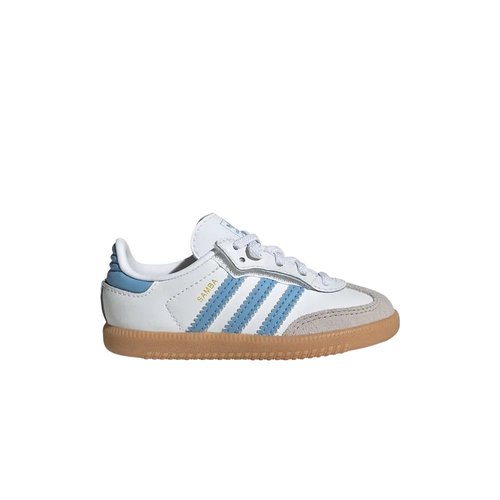 adidas Samba OG Comfort Closure EL I - Cloud White/Ash Blue/Gum - JQ3189