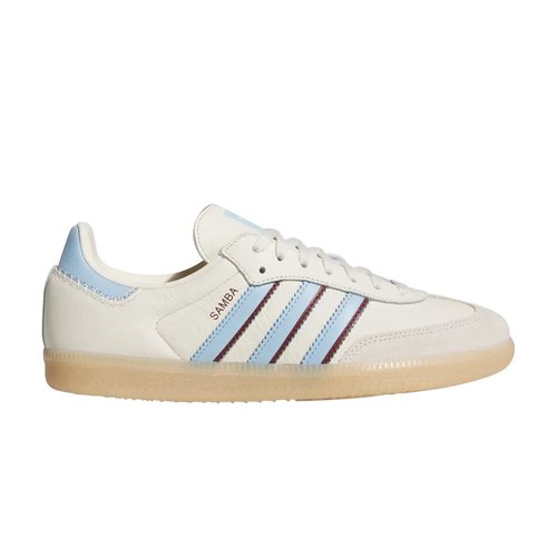 adidas Samba OG - Wonder White/Clear Sky/Shadow Red - JS5041