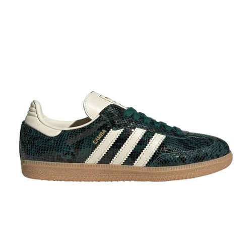 adidas Samba OG - Cream White/Cream White/Collegiate Green - JR8848
