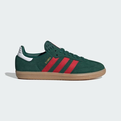 adidas Samba OG - Team Dark Green/Better Scarlet/Gum - JP9500