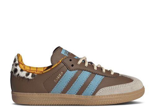 adidas Toy Story x Samba OG C | Brown | Size 10 - Preloved Brown/Preloved Blue/Alumina - JI3099
