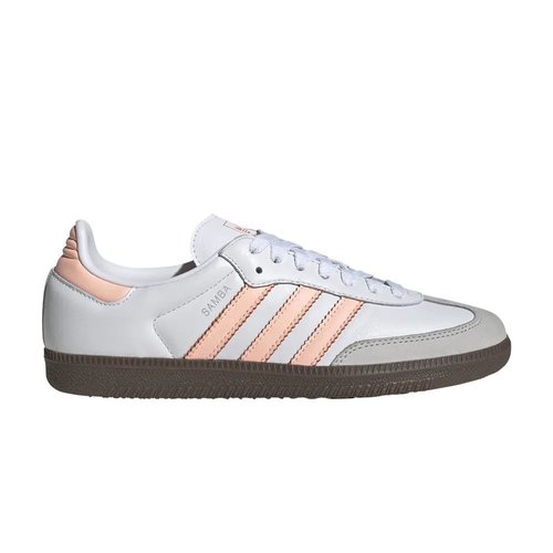 adidas gazelle silver green womens Samba OG White Wonder Clay Gum – Hypedfam main image 1