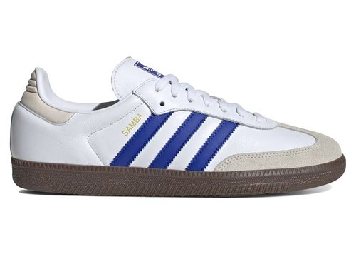 adidas Samba OG - Cloud White/Lucid Blue/Gum - JR0909