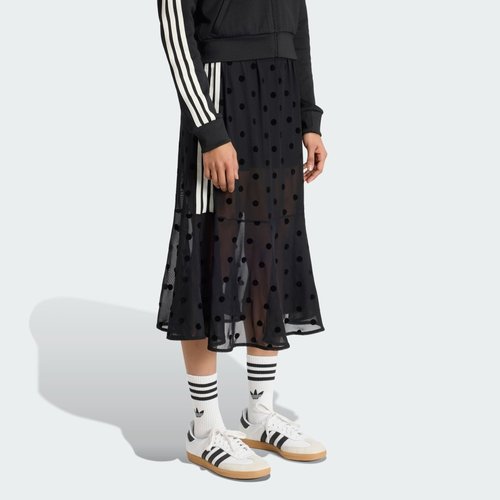 adidas Sheer Polka Dots Skirt - Black - KV1177