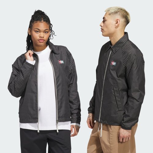 adidas Shmoofoil DT Coach Jacket - Black/Alumina - JX5435