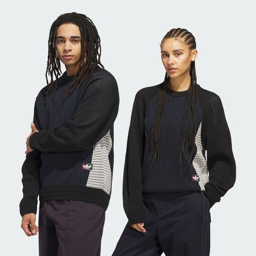 adidas Shmoofoil Fully Fashioned Crewneck Sweater - Multicolor - JX5442