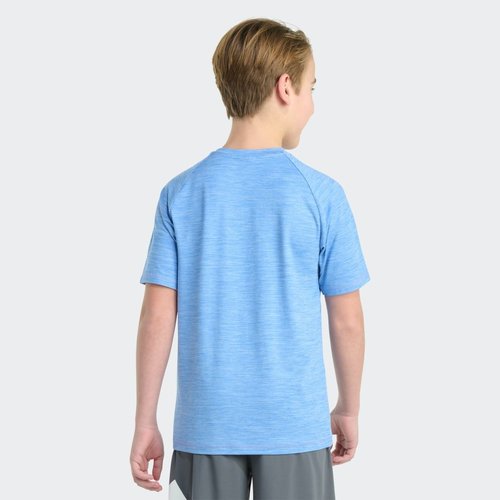 adidas Short Sleeve Essential Mélange Tee - Blue - JK8597