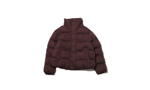 adidas Short Vegan Puffer Jacket - Shadow Brown - IJ8235