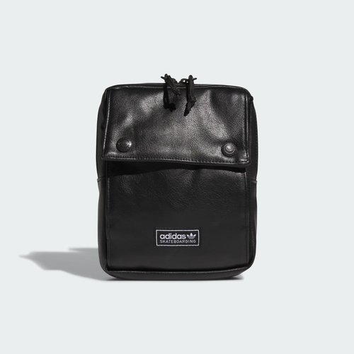 adidas Skateboarding Vegan Leather Sling Wallet - Black - KC9237