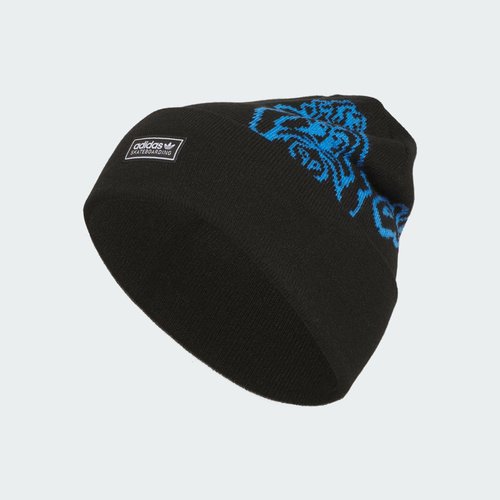 adidas SKATEBOARDING x KOGAN BEANIE Hat - Black/Lucid Ray Blue - KE9041