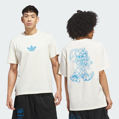 adidas Skateboarding x Kogancult Dragon Tee - Cream White/Lucid Ray Blue - KC6305