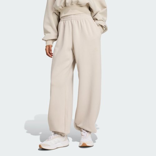 adidas Soft Lux Loose Pant - Beige - JV9897