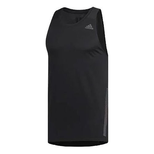 adidas Solid Logo Sports Sleeveless Basketball Jersey/Vest Black - Multi-Color - DM7567