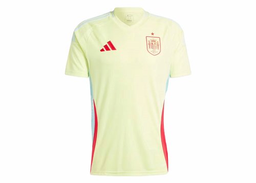 adidas Spain 24 Away Jersey - Pulse Yellow/Halo Mint - IS9033