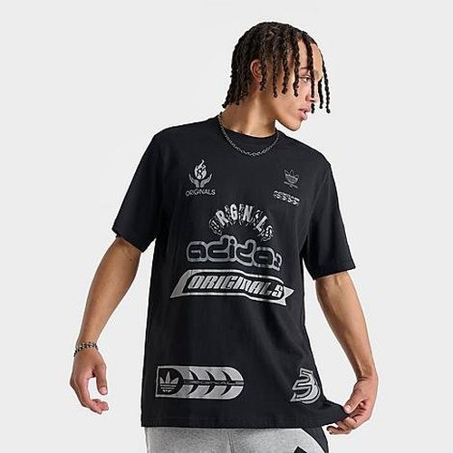 adidas Sponsors T-Shirt - Black/Grey - JP2676