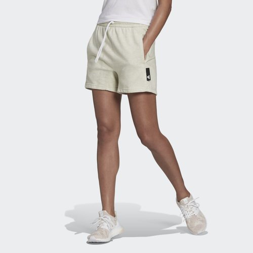 adidas Sportswear Studio Lounge Shorts - Botanic Green - HE4145