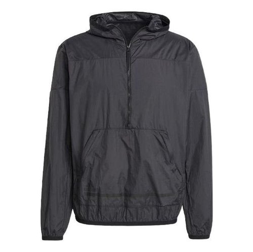 adidas Sportswear ZNE Half-Zip Windbreaker Jacket - Black - GQ6265