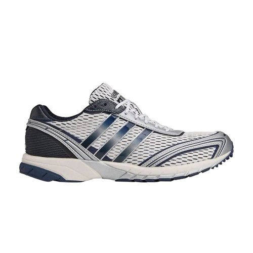 Sporty & Rich x adidas Adizero Adios OG - Footwear White/Core Navy Blue/Cloud White - JP7544