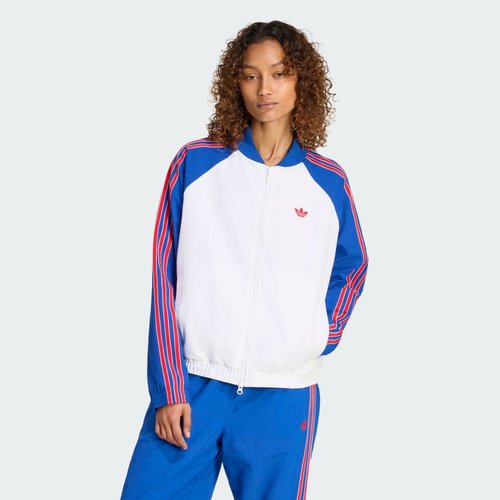 adidas SST Tracktop - White/Collegiate Royal - KE2413