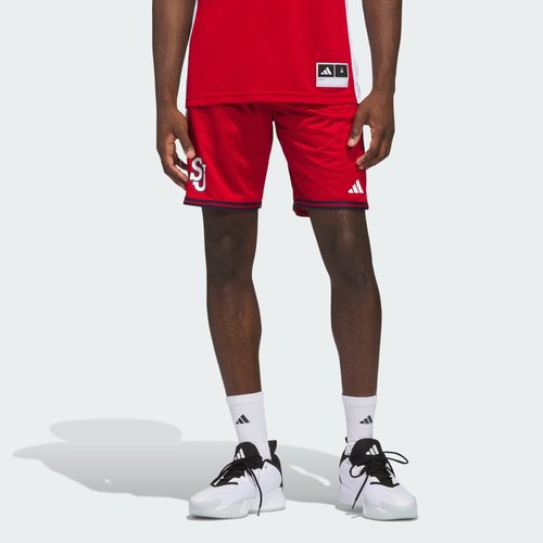 adidas St. John's Red Storm Swingman Short - Team Power Red/White - KQ6644