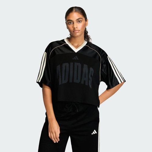 adidas Stadium Mesh T-Shirt - Black/Crystal Linen/Off White - JY6971