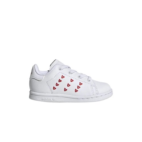 adidas Stan Smith - Cloud White/Cloud White/Lush Red - EG6498