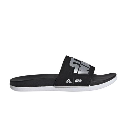 Star Wars x adidas Adilette Comfort Slide - Core Black/Silver Metallic/Cloud White - ID5237
