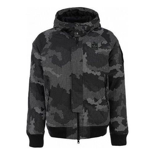 adidas Stay Warm Windproof Camouflage Hooded Down Jacket Camouflage - AB7642