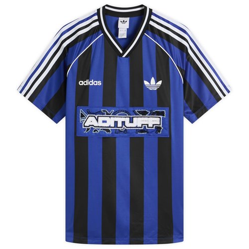 adidas Striped Jersey - Semi Lucid Blue/Black - KD2274