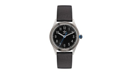 adidas Style Code Four Black Dial Watch AOSY22528 - Leather