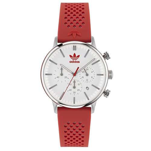 adidas Style Code One Chrono Dial Watch AOSY23019 - Red/Silver Tone/White - AOSY23019DIAMETER-DIMENSION