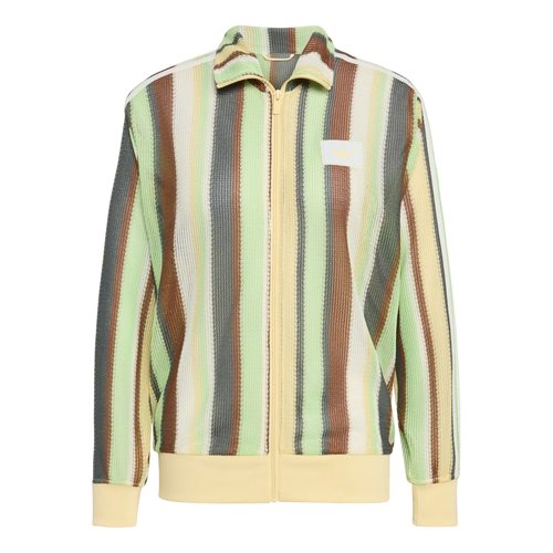 adidas Summer Glow Knitted Firebird Track Jacket Asia Sizing - Easy Yellow - KY2032