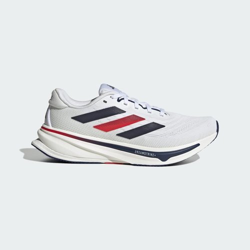 adidas Supernova Rise 2 | White | Size 5.5 - Cloud White/Dark Blue/Pure Ruby - JQ0524