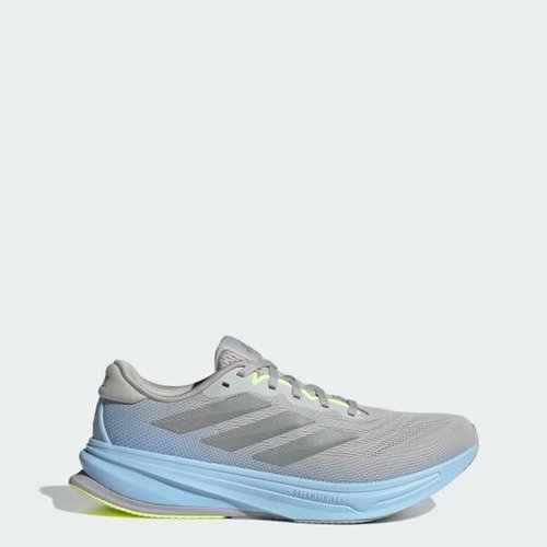 adidas Supernova Rise 2 - Grey Two/Matte Silver/Glow Blue - JS3046