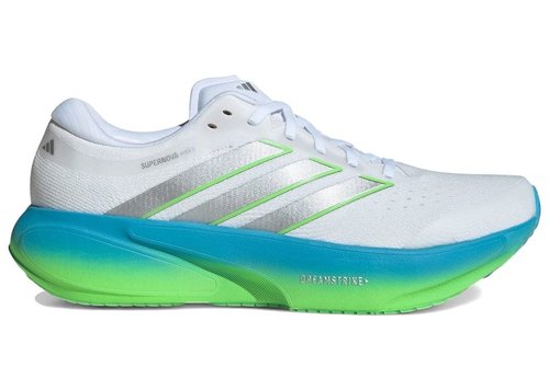 adidas Supernova Rise 3 - Cloud White/Silver Metallic/Semi Blue Burst - JP8680