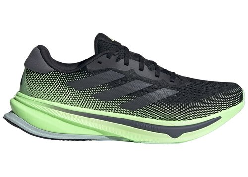 adidas Supernova Rise | Size 12 - Core Black/Grey Five/Green Spark - IG5846