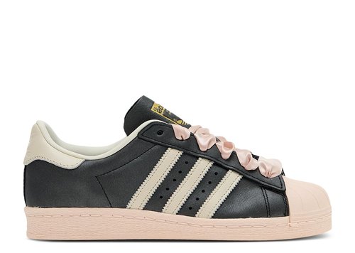 スニーカー adidas Superstar 82 Blackpink ID1423 adidas Superstar 82 ' | Size 6.5 'Black Pink Ribbon Laces