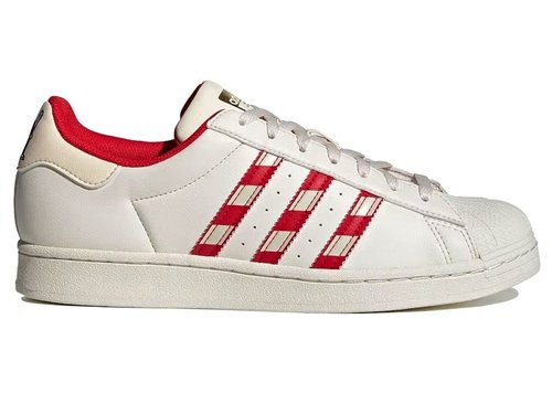 adidas Superstar Candy Cane - White/Red - GZ4715