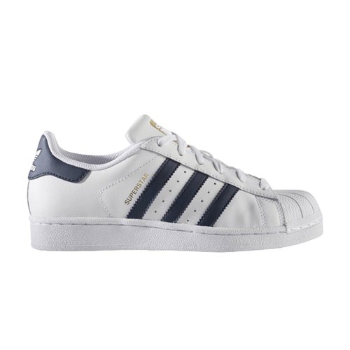 adidas Superstar Foundation - White/Collegiate Navy/Gold Metallic - S81014