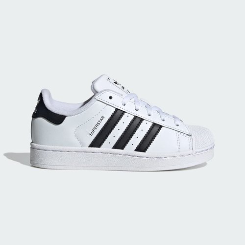 adidas Superstar 2 C | Size 1 - Cloud White/Core Black/Cloud White - JH9980