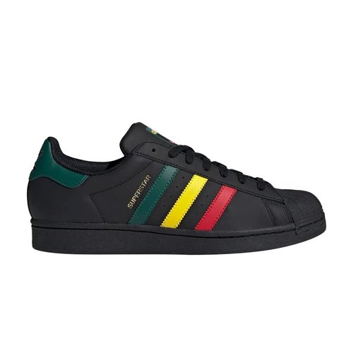 adidas Superstar - Core Black/Yellow/Collegiate Green - IH3121