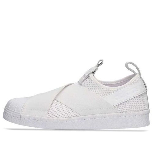 adidas Superstar Slip on Footwear - Footwear White/Footwear White/Core Black - BY2885