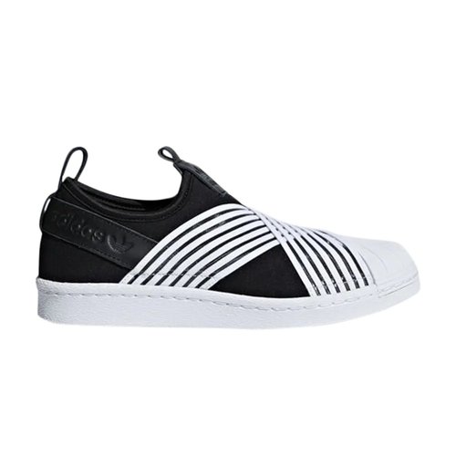 adidas Superstar Slip-On - Core Black/Footwear White/Footwear White - D96703