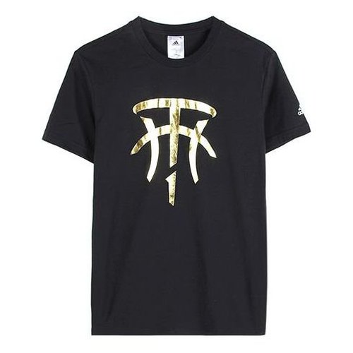 adidas T-Mac Logo Mcgrady Basketball T - Black - DU6715