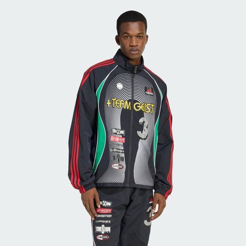 adidas Teamgeist Moto Tracktop - Black/Green/Better Scarlet - KG5078