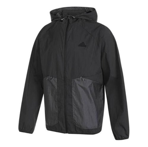 adidas Tech Lightweight Woven Jacket Asia Sizing - Black - JI8658