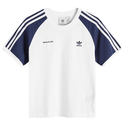 アディダスオリジナルス adidas originals 2024SS JI9276 Sporty&Rich 長袖 サッカー ジャージー 3XL WHITE/INDIGO(ホワイト/インディゴ) adidas Originals アディダスオリジナルス originals 2024SS