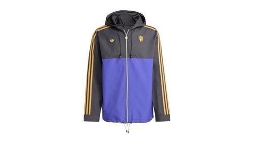 adidas Terrace Icons Parka - Manchester United Utility Black - JN2821