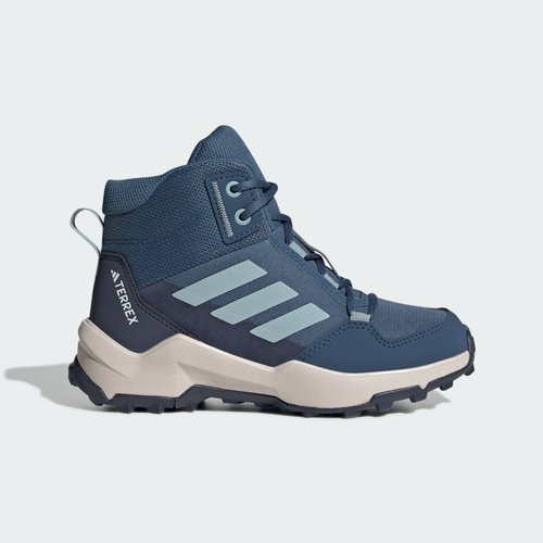 adidas Terrex AX4R Mid K | Blue | Size 4.5 - Wonder Steel/Magic Grey/Shadow Navy - JI1890