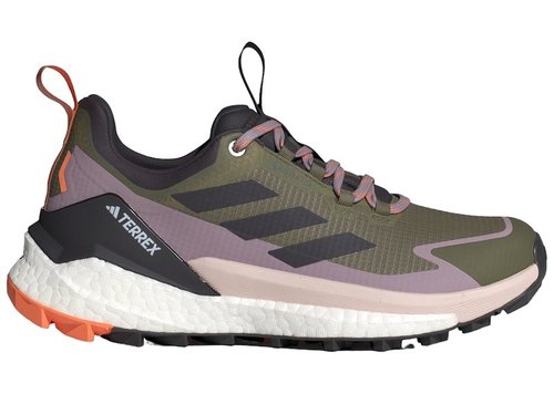 adidas Terrex Free Hiker 2.0 Low Gore-Tex Hiking - Olive Strata/Aurora Black/Amber Tint - IH3539